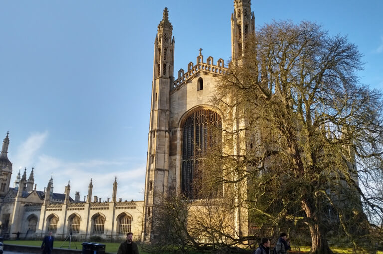 The magnificent Kings College in the sunshine